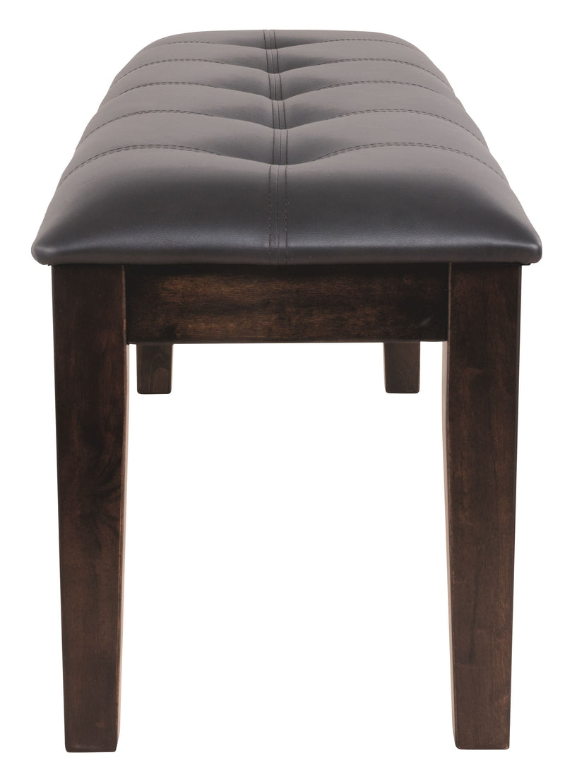 Haddigan - Dark Brown - Large Uph Dining Room Bench.