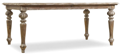 Chatelet - Rectangle Leg Dining Table With 2 18" Leaves.