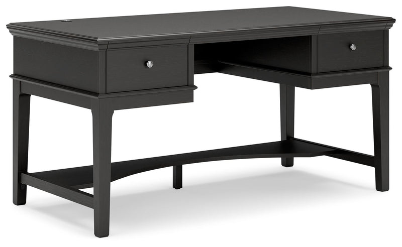 Beckincreek - Black - Home Office Storage Leg Desk.