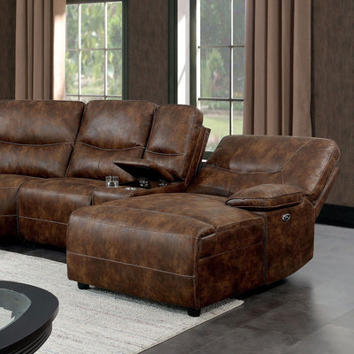 Chantelle - Power Sectional - Brown - Grand Furniture GA