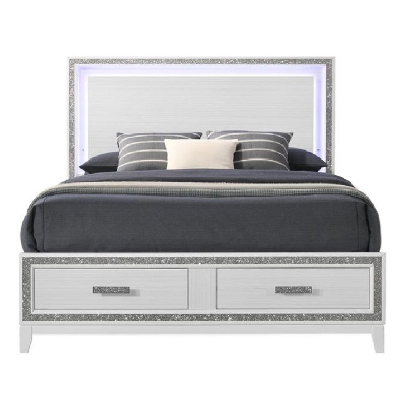 Haiden - Full Bed - White