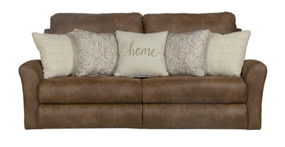 Justine - Lay Flat Reclining Sofa - Burlap