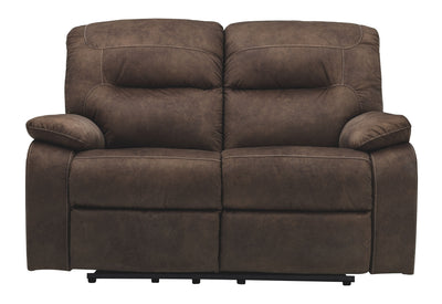 Bolzano - Coffee - Reclining Loveseat.