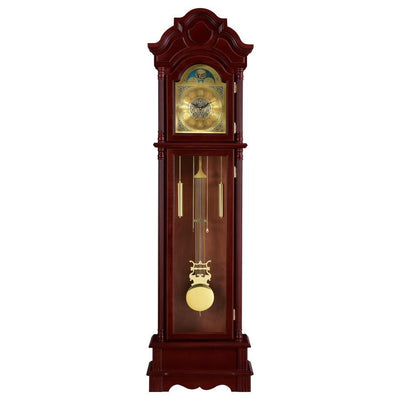 Diggory - Grandfather Clock - Brown Red and Clear.