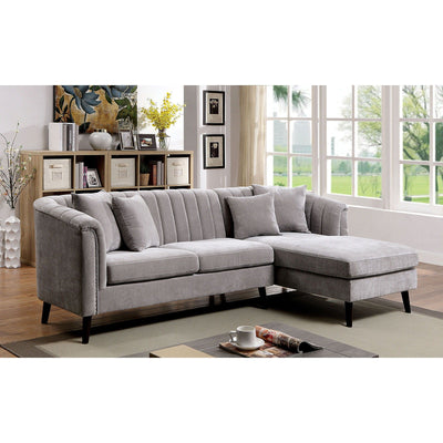 Goodwick - Sectional - Light Gray - Grand Furniture GA