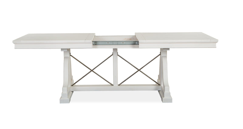 Heron Cove - Trestle Dining Table - Chalk White.