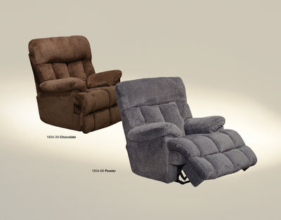 Sterling - Power Headrest/Lumbar Power Lay Flat Recliner With Heat & Massage