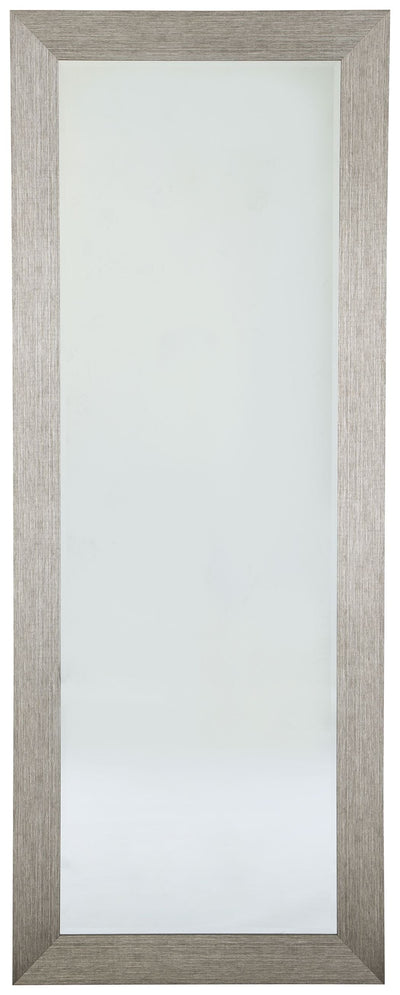 Duka - Silver Finish - Floor Mirror.