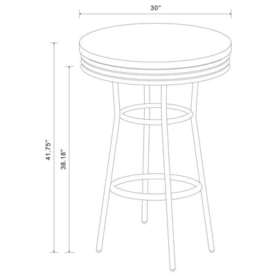 Theodore - Round Bar Table.