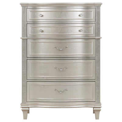 Evangeline - 6-Drawer Chest - Silver Oak.