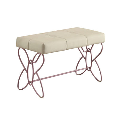 Priya II - Bench - White & Light Purple - Grand Furniture GA