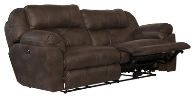 Ferrington - Power Lay Flat Reclining Sofa with Power Adjustable Headrest & Lumbar