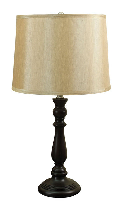 Baylee - Table Lamp (Set of 2) - Gold Shade, Espresso - Grand Furniture GA