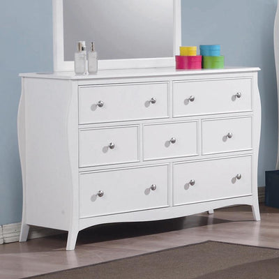 Dominique - 7-Drawer Dresser - White.