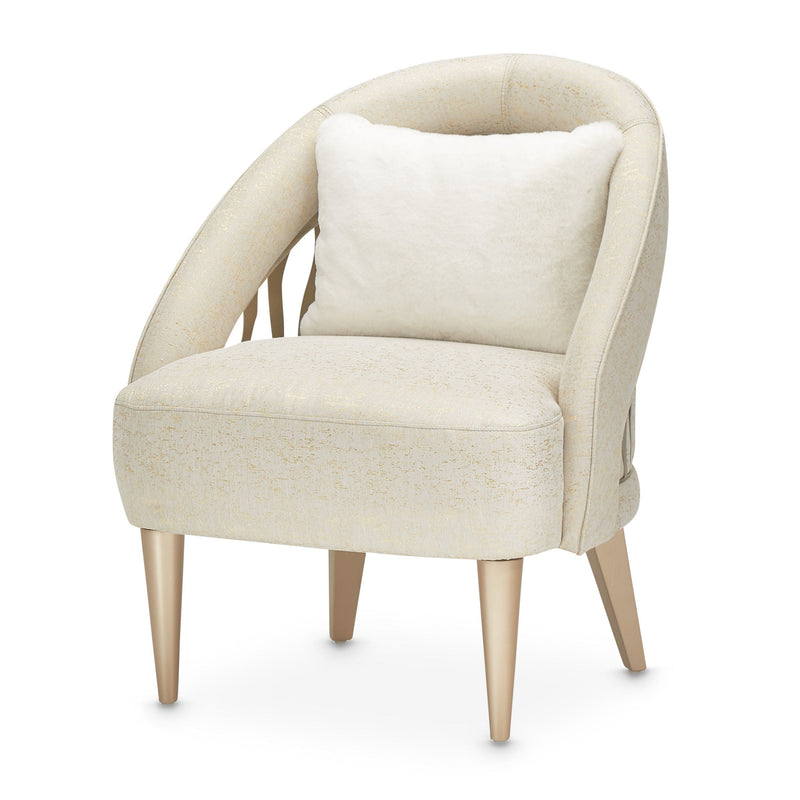 La Rachelle - Flame Chair - Gold Rush/Champagne