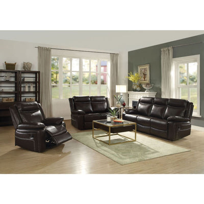 Corra - Sofa - Espresso PU - Grand Furniture GA