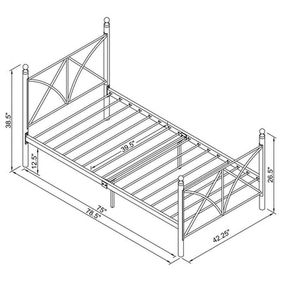 Hart - Metal Platform Bed