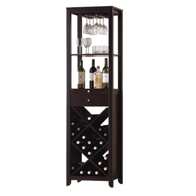 Casey - Wine Cabinet - Wenge - Grand Furniture GA