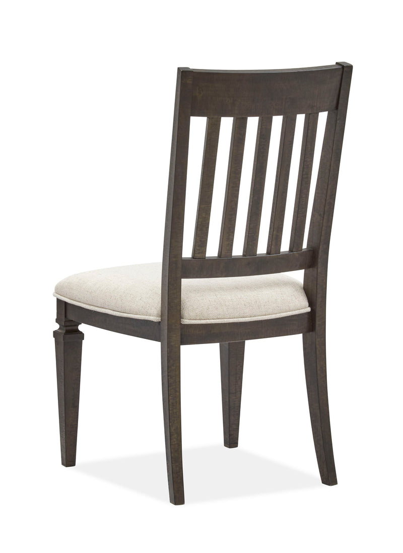 Calistoga - Dining Side Chair With Upholstered Seat (Set of 2) - Weathered Charcoal.