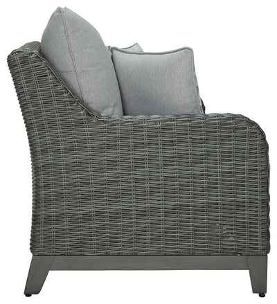 Elite Park - Gray - Loveseat W/Cushion.