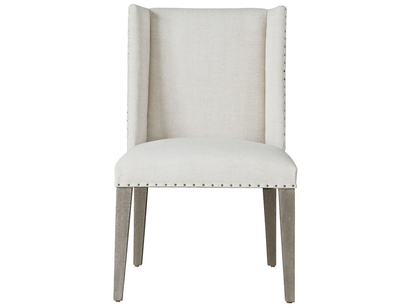 Modern - Tyndall Dining Chair - White - Fabric