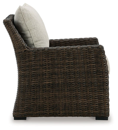 Brook Ranch - Brown - Lounge Chair With Cushion.