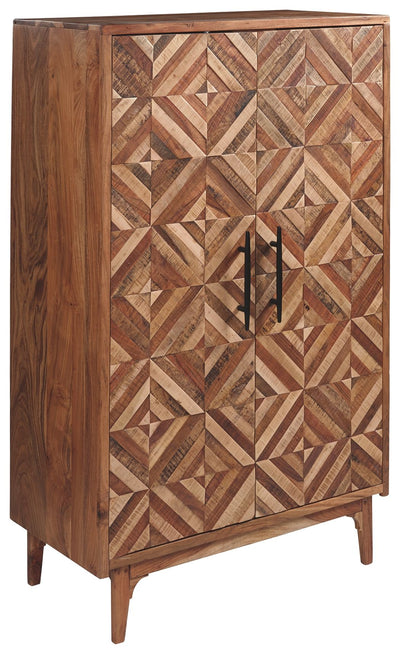 Gabinwell - Brown / Beige - Accent Cabinet.