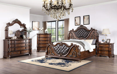 Esparanza - Queen Bed - Brown Cherry