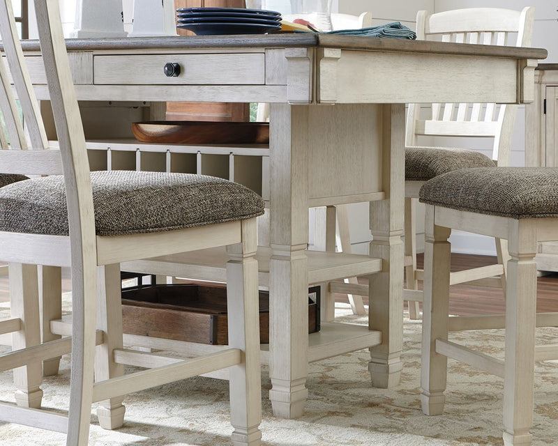 Bolanburg - Beige - Rect Dining Room Counter Table.