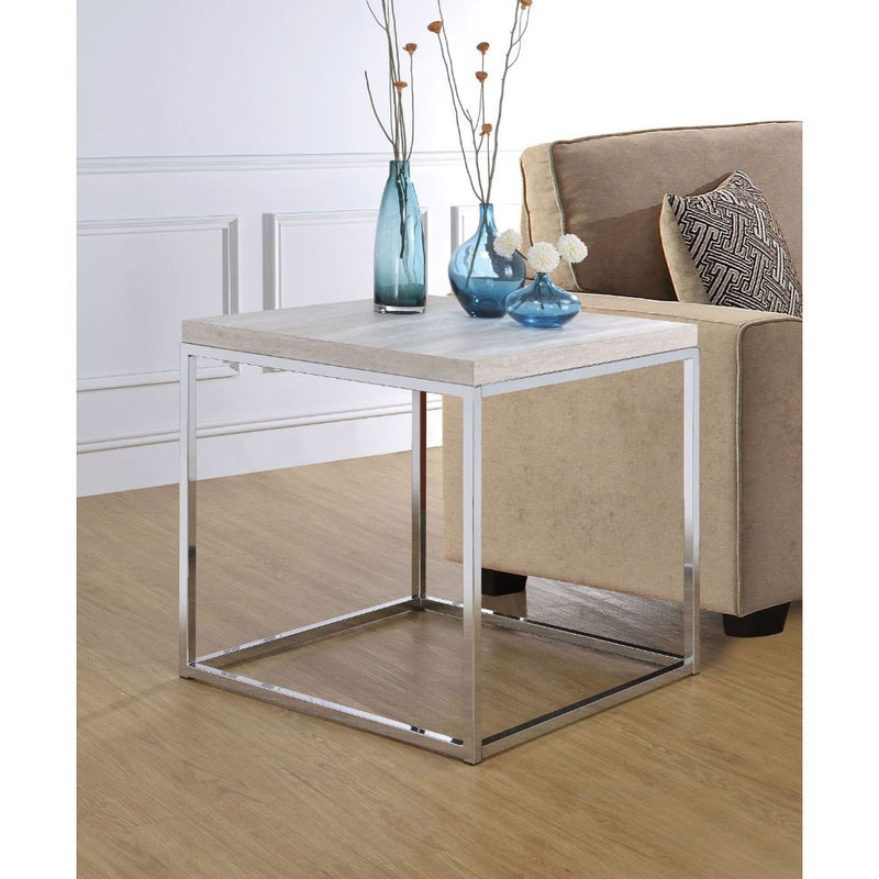 Snyder - End Table - Chrome - Grand Furniture GA