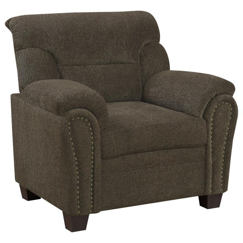 Clemintine - Upholstered Chair with Nailhead Trim - Grand Furniture GA