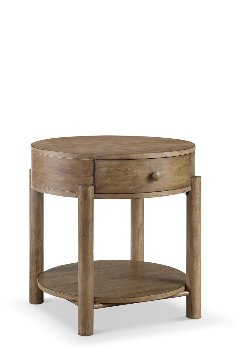 Hadleigh - Round End Table - Honey.