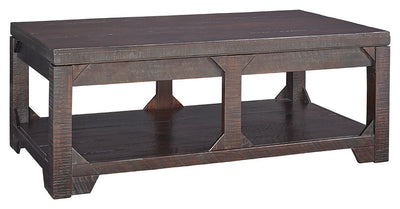 Rogness - Rustic Brown - Lift Top Cocktail Table.