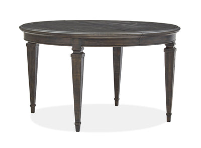 Calistoga - Round Dining Table - Weathered Charcoal.