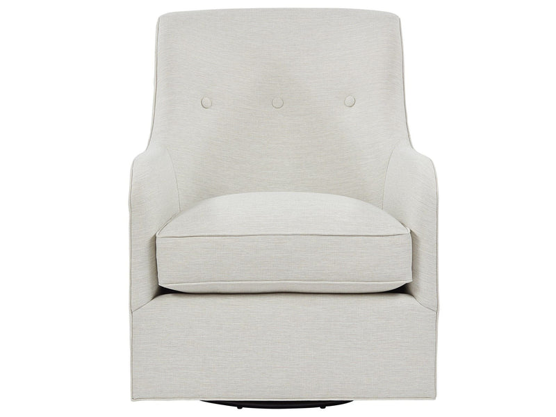 Mawyer - Swivel Chair - Special Order - Pearl Silver