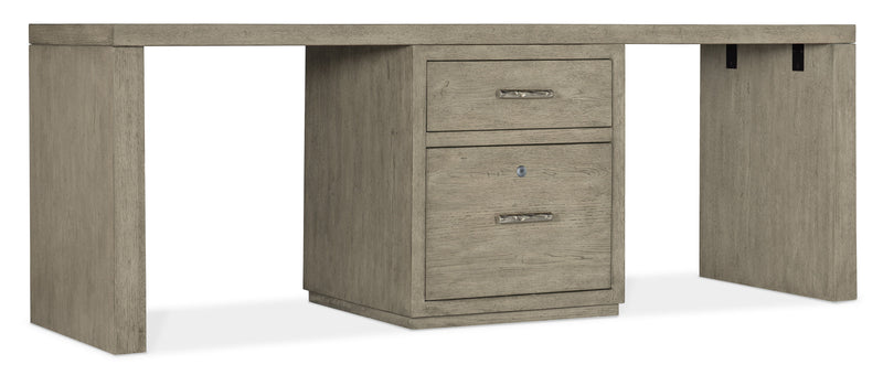 Linville Falls - Desk - 84" Top - Small File And 2 Legs