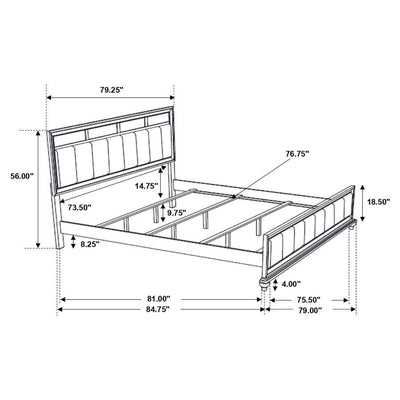 Barzini - Upholstered Bed - Grand Furniture GA