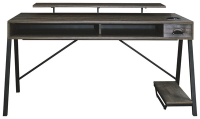 Barolli - Gunmetal Gray - Gaming Desk.