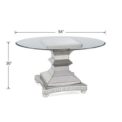 Moiselle - Dining Table 30" - Silver