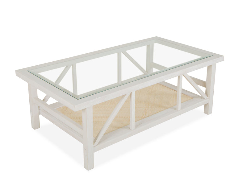 Ellison - Rectangular Cocktail Table - Antique White.