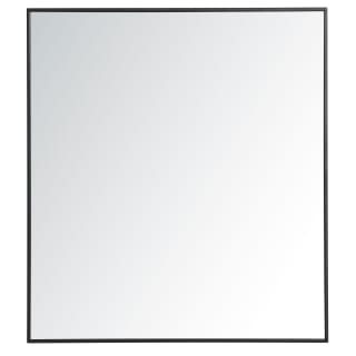 Elegant Lighting Mirror Black Framed Eternity Mirror