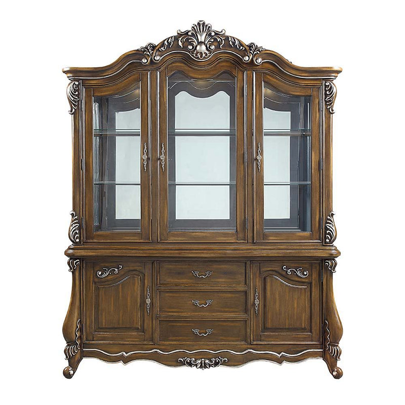 Latisha - Hutch & Buffet - Antique Oak Finish