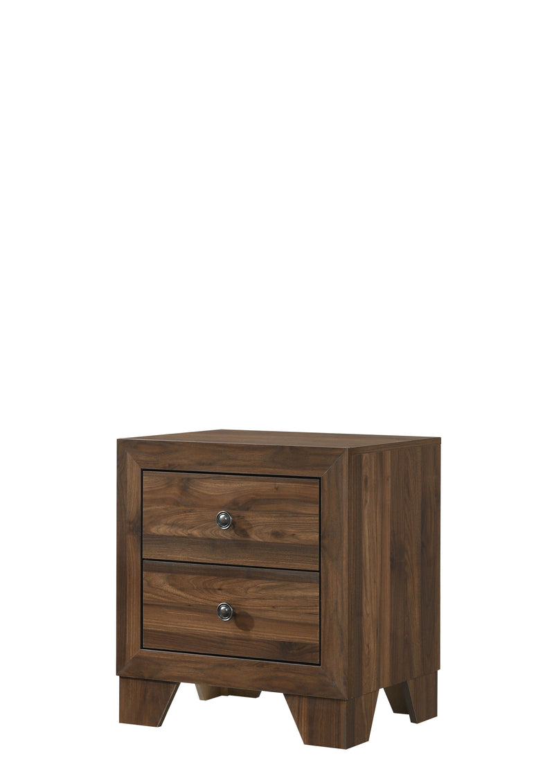 Millie - Nightstand - Brown Cherry