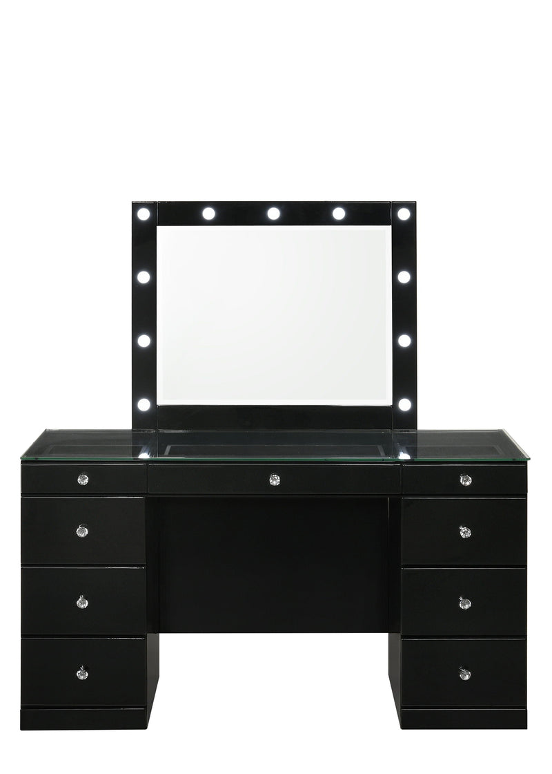 Avery - Vanity Desk Mirrors - Black.