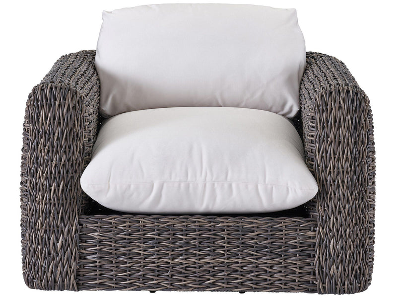 Coastal Living Outdoor - Montauk Swivel Lounge Chair - Dark Gray.