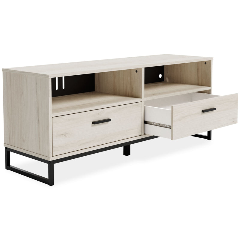 Socalle - Light Natural - Medium TV Stand - Vinyl-Wrapped.