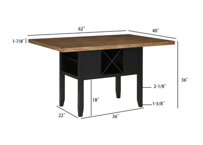 Dary - Counter Height Dining Table - Light Brown.