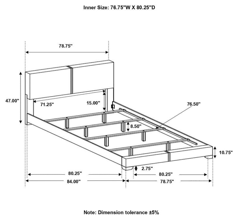 Conner - Upholstered Panel Bed - Grand Furniture GA