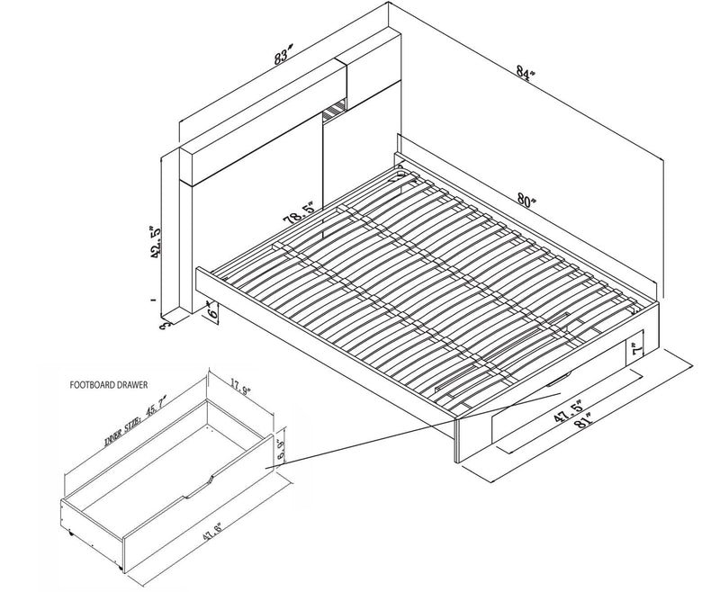 Aria - Storage Bed - Storage Beds - Grand Furniture GA