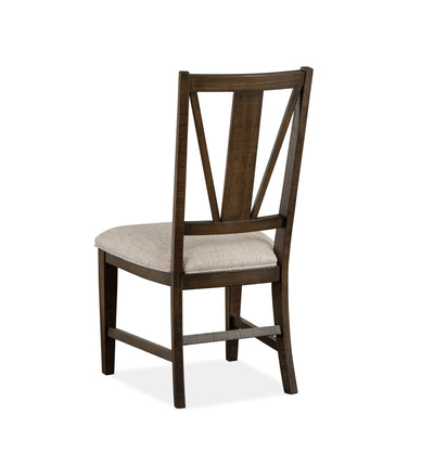 Westley Falls - Dining Side Chair With Upholstered Seat (Set of 2) - Graphite.